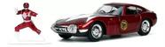 Miniatura Toyota 2000gt 1967 Power Ranger Vermelho Jada 1:32