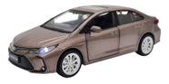 Miniatura Toyota Corolla Acende Faróis C/ Som Metal 1:33