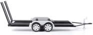 Miniatura Trailer carreta de transporte Motormax 1/18