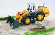 Miniatura Trator pá carregadeira Liebherr L574 Bruder 1/16