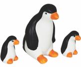 Miniatura Trio Familia Pinguim Enfeite Decoracao Ceramica
