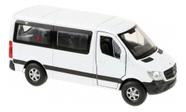 Miniatura Van Mercedes Sprinter 2015janela Welly 1/38 Branca