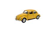 Miniatura Volkswagen Fusca Amarelo RMZ 1:32 Miniatura Volkswagen Fusca Amarelo RMZ 1:32