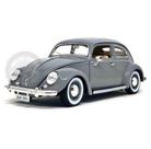 Miniatura Volkswagen Fusca Kafer 1955 Cinza Burago 1/18
