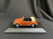 Miniatura Vw Fusca Conversível 1973 1:43 Ixo Laranja-claro