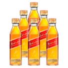 Miniatura Whisky Johnnie Walker Red Label 50ml 6 Unidades