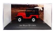 miniatura Willys Jeep CJ5 vermelha GAM0495