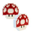 Miniaturas Decorativas Gamer Retro COGUMELO VERMELHO