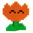 Miniaturas Decorativas Gamer Retro Mario word Flor de fogo LARANJA