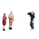 Miniaturas Figuras Repórter 3 peças 1:87 HO Dio Studios 87302 Miniaturas Figuras Repórter 3 peças 1:87 HO Dio Studios 87302
