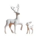 Miniaturas Kawaii de Mãe Veado e Fawn - Decoração de Quarto Infantil e Natal