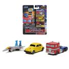 Miniaturas Transformers - Bumblebee, Optimus Prime - Nano Hollywood - Jada Toys - Nano 1.65"