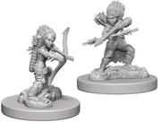 Miniaturas WizKids Pathfinder Deep Cuts Feminina Sem Pintura Gnome Rogue x2