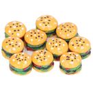 Miniature Food Play Burger Model Longzhuo para crianças de 3 anos ou mais Miniature Food Play Burger Model Longzhuo para crianças de 3 anos ou mais