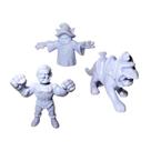 Miniboneco Masters of the Universe M.U.S.C.L.E., pacote com 3