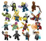 Minibonecos Avengers Infinity War Super Heroes x16