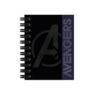 Minicaderno pop vingadores preto e azul culturama 80fls 707150302