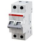 Minidisjuntor ABB SJ202T-C40 - 40A, 2 Polos, Curva C, 3kA/5kA, 400/230V para Proteção Elétrica Minidisjuntor ABB SJ202T-C40 - 40A, 2 Polos, Curva C, 3kA/5kA, 400/230V para Proteção Elétrica