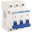 Minidisjuntor Tdj3-3C10 3P 10A 3Ka Tramontina