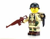 Minifigura Battle Brick, 101º paraquedista aerotransportado do Exército dos EUA na 2ª Guerra Mundial Minifigura Battle Brick, 101º paraquedista aerotransportado do Exército dos EUA na 2ª Guerra Mundial