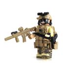 Minifigura Battle Brick Seal Team Six Commando Custom 1 Minifigura Battle Brick Seal Team Six Commando Custom 1