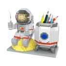 Minifigura De Astronauta Com LED, Blocos De Montar Micro Mini, Brinquedo Colecionável Para