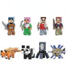 Minifigura de blocos de construção Minecraft Panda Hex Valerie