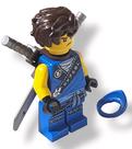Minifigura LEGO Legacy Jay Blue Ninja com Katanas 71735 Age 8+