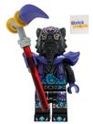Minifigura LEGO Ninjago Lord Ras com Foice de Batalha