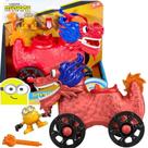 Minions Mini Boneco + Veículo Disfarce de Dragão - Imaginext Mattel GMP37