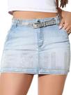 Minissaia Com Cinto Pitbull Pit Bull Jeans 70333