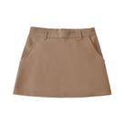 Minissaia De Cintura Alta Em Linha a Para Mulheres Willshela Vintage Com Zíper Traseiro Sólido E