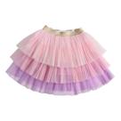 Minissaia de Tule Gradiente 3 Camadas para Meninas (3 a 8 anos) - Saia de Ballet DXTON