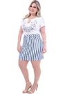 Minissaia Listrada Attribute Jeans Plus Size