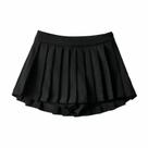 Minissaia Plissada Branca de Cintura Alta - Estilo Vintage Coreano para Verão Minissaia Plissada Branca de Cintura Alta - Estilo Vintage Coreano para Verão