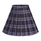 Minissaia Urban CoCo, uniformes femininos, xadrez, plissados, GG (9)