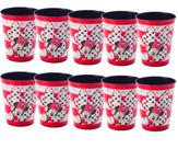 Minnie Copo Festa Aniversario Lembrancinha 320ml Kit 10Und