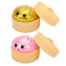 MINPO Conjunto com 2 Brinquedos Squishy de Bolinho com Glitter 2,1" MINPO Conjunto com 2 Brinquedos Squishy de Bolinho com Glitter 2,1"