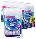 Mints Mentos Clean Breath, sem açúcar, hortelã dura 150 unidades x 4