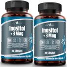 Mio Inositol + 3 Magnésio - 2 Frascos - Ervais