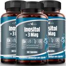 Mio Inositol + 3 Magnésio - 3 Frascos - Ervais
