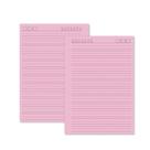 Miolo Caderno A5 Caligrafia 1 - 100 Folhas - Rosa Miolo Caderno A5 Caligrafia 1 - 100 Folhas - Rosa