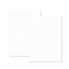 Miolo Caderno A5 Pautado Pontilhado - 100 Folhas - Fundo Branco