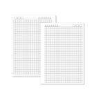 Miolo Caderno A5 Quadriculado - 100 Folhas - Branco Miolo Caderno A5 Quadriculado - 100 Folhas - Branco