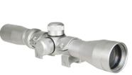 Mira telescópica DB TAC INC 2-7x32 prata com longo alívio ocular