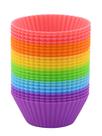Mirenlife Forminhas de Silicone Mini para Assar 24 Unidades 5 cm