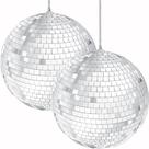 Mirror Disco Ball The Dreidel Company 12,7 cm prateado (pacote com 2)