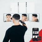 Mirror Self-Cut System 2.0 Lighted Black Lambo com aplicativo