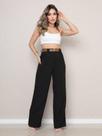 MISS ELK Calça Alfaiataria Social Lançamento Moda Feminina Anel Medio R Slim