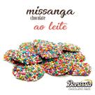 Missanga Chocolate ao Leite Borússia Chocolates Quantidade:Pote com 120g
